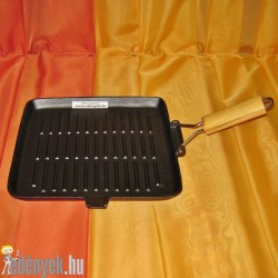 Öntöttvas grillserpenyő szögletes 26 cm 15357 PH